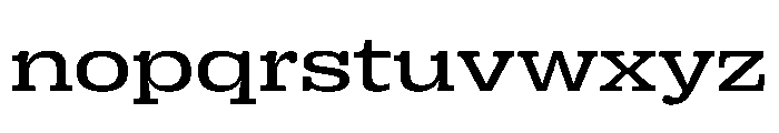 PPRightSlab SpatialRegular Instance Font LOWERCASE
