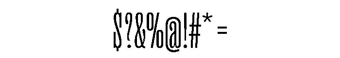 PPRightSlab TallFine Instance Font OTHER CHARS