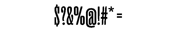 PPRightSlab TallMedium Instance Font OTHER CHARS