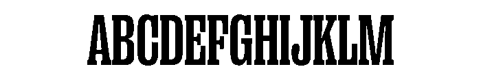 PPRightSlab TightBold Instance Font UPPERCASE