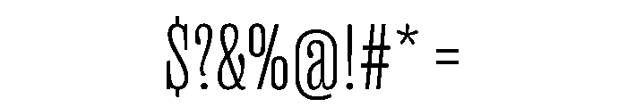 PPRightSlab TightFine Instance Font OTHER CHARS