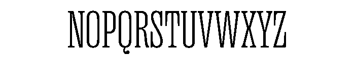 PPRightSlab TightFine Instance Font UPPERCASE