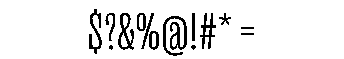 PPRightSlab TightLight Instance Font OTHER CHARS