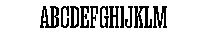 PPRightSlab TightMedium Instance Font UPPERCASE