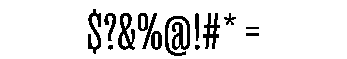 PPRightSlab TightRegular Instance Font OTHER CHARS
