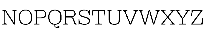 PPRightSlab WideFine Instance Font UPPERCASE