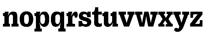 PPRightSlabCasual Bold Instance Font LOWERCASE