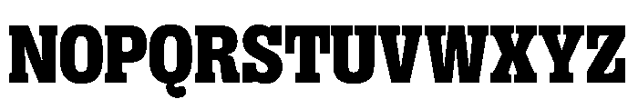 PPRightSlabCompact Black Instance Font UPPERCASE