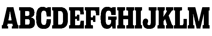 PPRightSlabCompact Dark Instance Font UPPERCASE