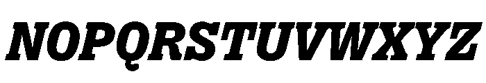 PPRightSlabItalic Dark Instance Font UPPERCASE