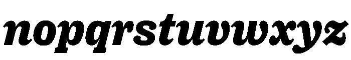 PPRightSlabItalic Dark Instance Font LOWERCASE