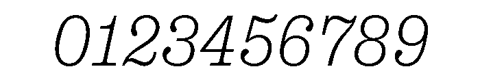 PPRightSlabItalic Fine Instance Font OTHER CHARS