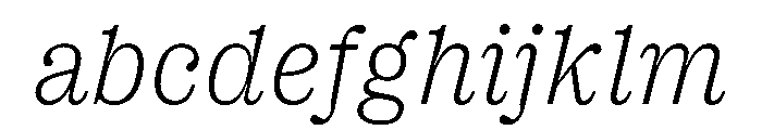 PPRightSlabItalic Fine Instance FONT