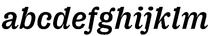 PPRightSlabItalic Medium Instance FONT