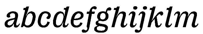 PPRightSlabItalic Regular Instance FONT