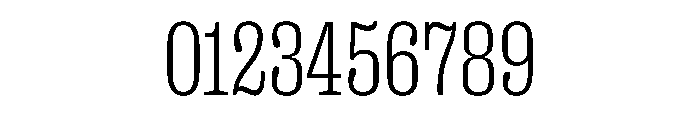 PPRightSlabNarrow Fine Instance Font OTHER CHARS
