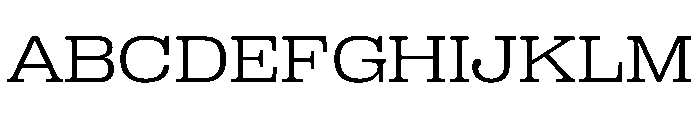 PPRightSlabSpatial Light Instance Font UPPERCASE
