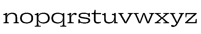 PPRightSlabSpatial Light Instance Font LOWERCASE