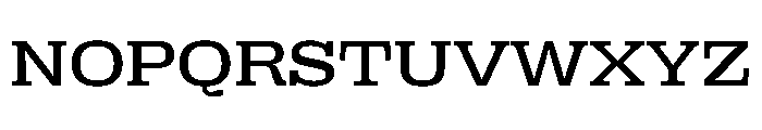 PPRightSlabSpatial Regular Instance Font UPPERCASE