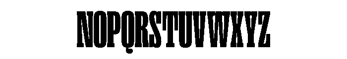 PPRightSlabTall Black Instance Font UPPERCASE