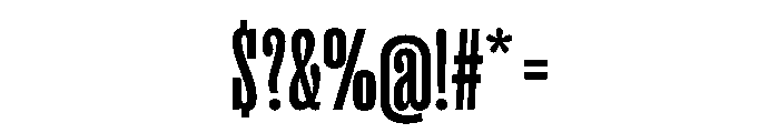 PPRightSlabTall Bold Instance Font OTHER CHARS