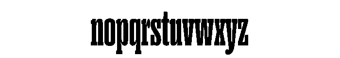 PPRightSlabTall Dark Instance Font LOWERCASE