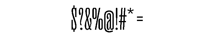 PPRightSlabTall Fine Instance Font OTHER CHARS