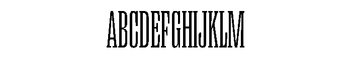 PPRightSlabTall Fine Instance Font UPPERCASE