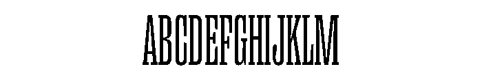 PPRightSlabTall Light Instance Font UPPERCASE