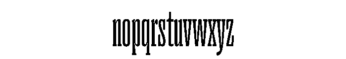 PPRightSlabTall Light Instance Font LOWERCASE