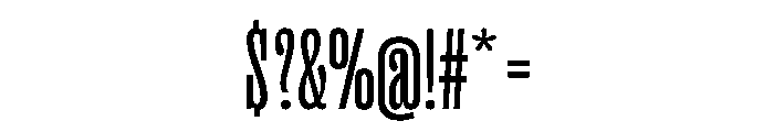 PPRightSlabTall Regular Instance Font OTHER CHARS