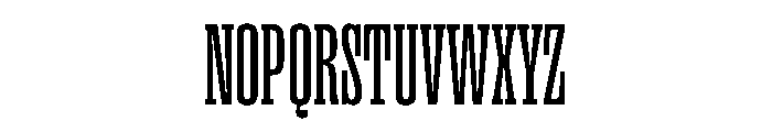 PPRightSlabTall Regular Instance Font UPPERCASE