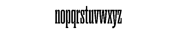 PPRightSlabTall Regular Instance Font LOWERCASE