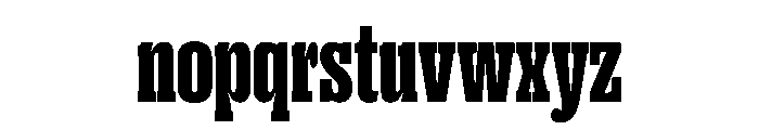 PPRightSlabTight Black Instance Font LOWERCASE