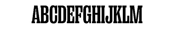 PPRightSlabTight Bold Instance Font UPPERCASE