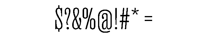PPRightSlabTight Fine Instance Font OTHER CHARS