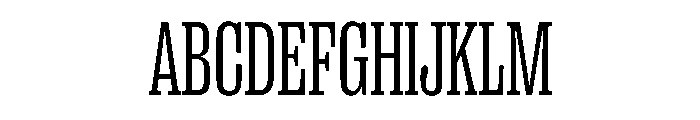 PPRightSlabTight Light Instance Font UPPERCASE
