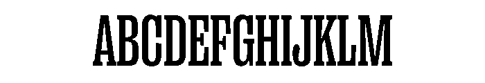 PPRightSlabTight Medium Instance Font UPPERCASE