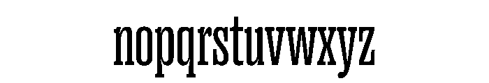 PPRightSlabTight Regular Instance Font LOWERCASE