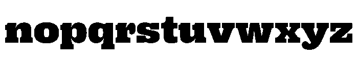 PPRightSlabWide Black Instance Font LOWERCASE