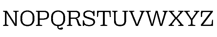 PPRightSlabWide Light Instance Font UPPERCASE