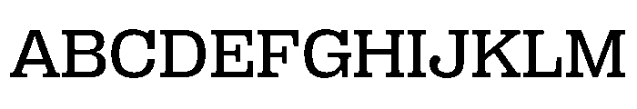 PPRightSlabWide Regular Instance Font UPPERCASE