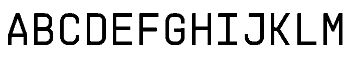 PPSupplyMono Light Instance Font UPPERCASE