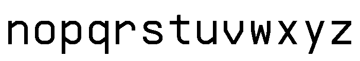 PPSupplyMono Light Instance Font LOWERCASE