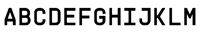 PPSupplyMono Medium Instance Font UPPERCASE