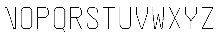 PPSupplyMono Thin Instance Font UPPERCASE
