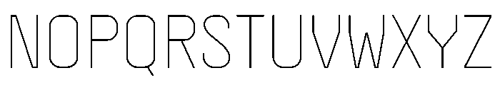 PPSupplySans Thin Instance Font UPPERCASE