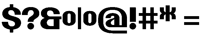 PPTalisman Bold Instance Font OTHER CHARS