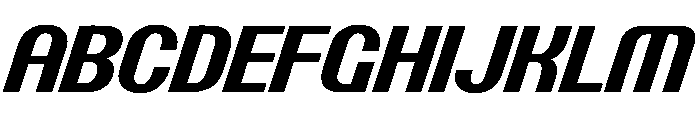 PPTalisman CompactBoldItalic Instance Font UPPERCASE