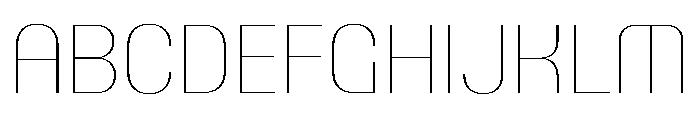 PPTalisman CompactHairline Instance Font UPPERCASE